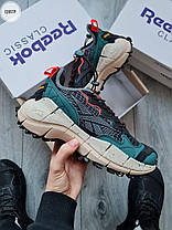 Чоловічі кросівки Reebok Zig Kinetica 2 Edge gore-tex Black Blue Рібук Зіг сині текстиль gore-tex демісезон, фото 3
