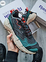 Чоловічі кросівки Reebok Zig Kinetica 2 Edge gore-tex Black Blue Рібук Зіг сині текстиль gore-tex демісезон, фото 5