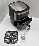 Аеро-фритюрниця без олії Zepline Потужність 4000 Ватт 7 літрів цифрова, фото 3