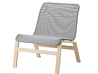 Крісло, крісло для вітальні, кресло, кресло в гостиную береза/сірий шпон, ІКЕА NOLMYRA 102.335.32