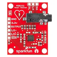 Датчик сердечной активности - монитор сердечного ритма AD8232 - SparkFun SEN-12650