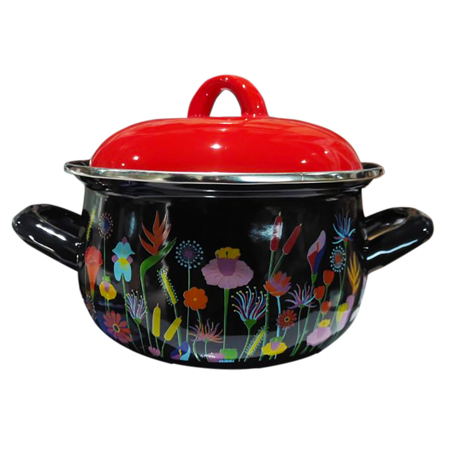 Кастрюля GT-T-120-FM Квіткова галявина 20 см 4 л GUSTO