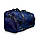 Спортивна сумка з кишенею для взуття Ji Rong 35 л одне відділення дотакткові кишені розмір: 48*26*26 см синя, фото 3