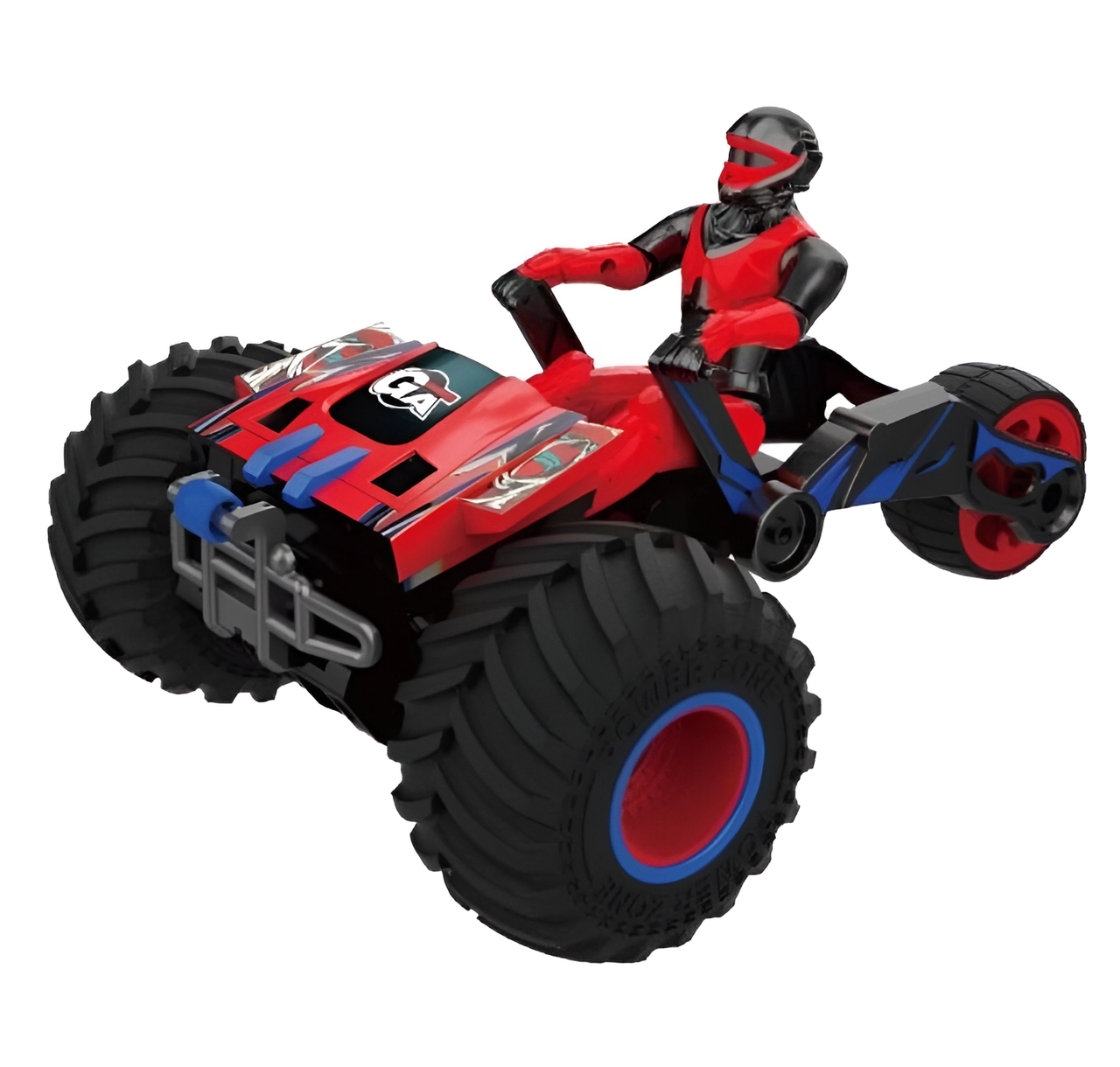 Дитяча іграшка складний квадроцикл 333-BX2301 Трицикл-трансформер з гумовими колесами, фото 1