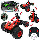 Дитяча іграшка складний квадроцикл 333-BX2301 Трицикл-трансформер з гумовими колесами, фото 5