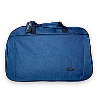 Дорожня сумка Favor, одне відділення, фронтальна кишеня, знімний ремінь, ніжки на дні, розмір 59*40*25см синя