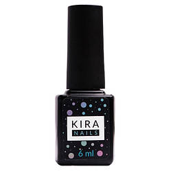 Kira Nails Wipe Top Coat - закріплювач для гель-лаку з липким шаром, 6 мл