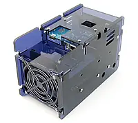 CloudShell 2 Case 2 для Odroid XU4 - элементы для создания файлового сервера NAS - синий