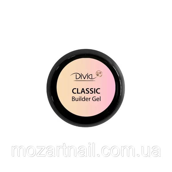 Гель Divia "Classic Builder Gel" прозрачный (Clear) - Di1717 GS01, 30g