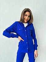 Джинсовий костюм жіночий 40-42, 42-44, 46-48, 50-52 <unk> Жіночий костюм джинс бенгалін стрейч електрик, 40/42