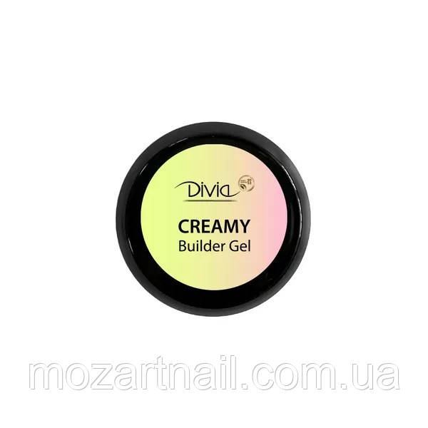 Гель Divia "Creamy Builder Gel" прозрачный (Clear) - Di1722 GC01, 30g