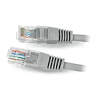 Сетевой кабель Ethernet патч-кабель UTP 5e 15м - серый