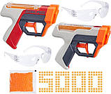 Набір бластерів NERF Pro Gelfire Dual Wield Pack Пістолети Нерф Про Гельфайр Дуал кульки орбізи Оригінал Hasbro, фото 5