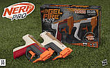 Набір бластерів NERF Pro Gelfire Dual Wield Pack Пістолети Нерф Про Гельфайр Дуал кульки орбізи Оригінал Hasbro, фото 2