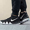 Eur41 Nike Kyrie 4 Кайрі чорні чоловічі баскетбольні кросівки, фото 2