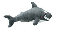 М'яка іграшка Акула 75 см Сірий