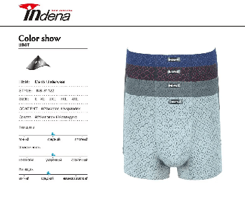 Чоловічі бавовняні боксери Indena XL
