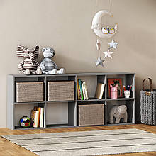 Стелаж з полицями Сірий 1780х720х300 мм