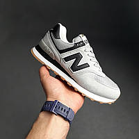 New Balance 574 Спортивные женские кроссовки светло серые Нью Баланс 574 Обувь женская весна лето серая