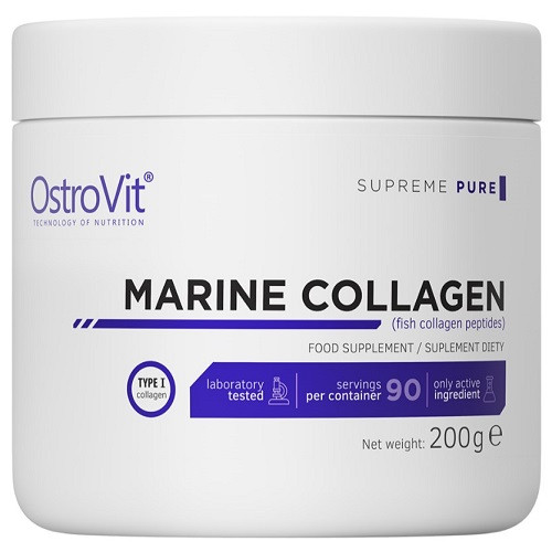Морской коллаген OstroVit Marine Collagen (200 грамм.) - фото 1 - id-p2084185592