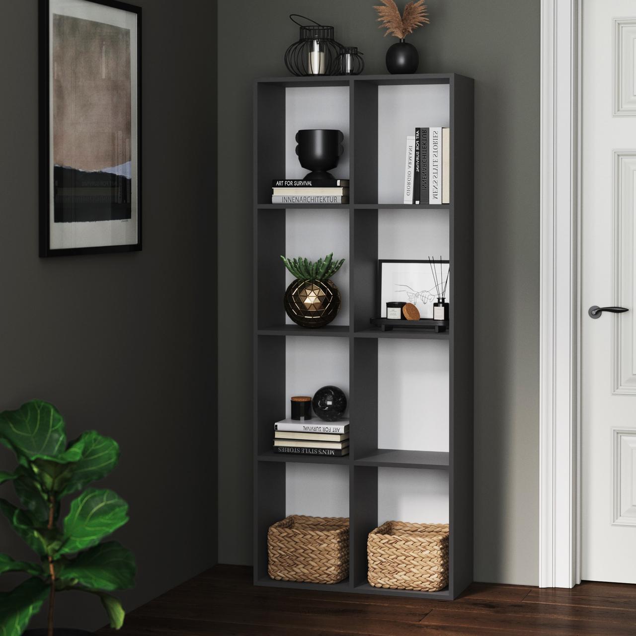 Стелаж з полицями Антрацит 1780х720х300 мм, фото 1