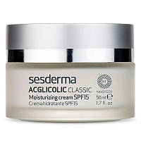 Увлажняющий крем для лица, Sesderma Acglicolic Classic Moisturizing Cream SPF15