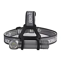 Налобний ліхтар BORUiT XPL V5 1000LM 18650 3-режима (аналог Nitecore HC33), фото 7