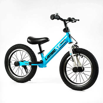Дитячий велобіг "CORSO LAMBO" 14 дюймів (ручне гальмо, підніжка, підставка для ніг) LB-14802