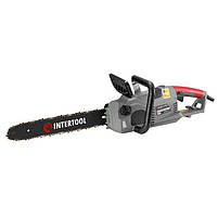 Пила INTERTOOL DT-2204 ланцюгова електрична 2400 Вт, шина 40 см, плавний пуск, прямий двигун, фото 4