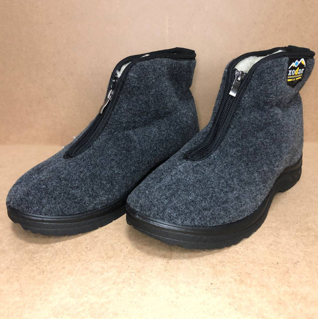 Бурки бабусі Дідушка Розмір 43, Зимові чоловічі черевики на хутрі, Тапочки EX-156 домашні чобітки (Взуття)