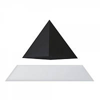 Левитирующая пирамида FLYTE, белая основа, черная пирамида