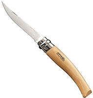 Кухонный Нож филейный Opinel (Опинель) No.8 "Slim Beechwood" (000516) Нержавеющая сталь