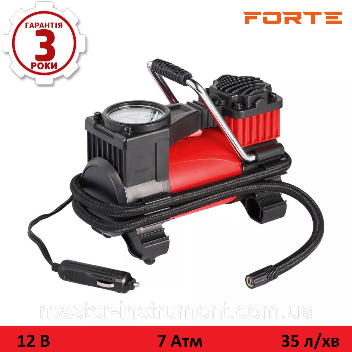 Автомобільний компресор Forte FP 1531-1, фото 1