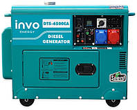 Дизельный генератор INVO DТS-6500EA в кожухе, 6,5кВт, 230/380В