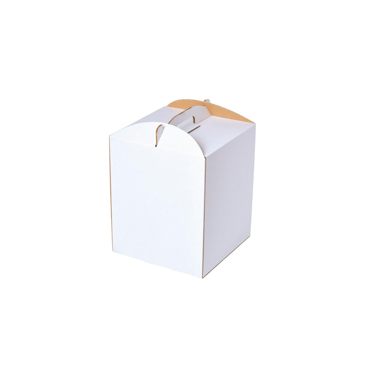 Коробки для торта 250х250х250 мм, белые - фото 4 - id-p2084209046