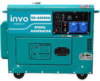 Дизельный генератор INVO DS-6500EA в кожухе, 6,5кВт, 230В