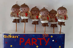 Свічки для бенто торта Пожежники