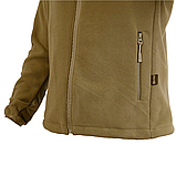 Тактична тепла Флісова Кофта Militex Windproof Coyote mod. 1 Фліска ЗСУ Військова Кофта S(46), фото 6