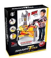 Дитячий набір інструментів Smart Tools з верстатом.Набір інструментів для хлопчика з верстаком.
