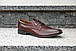 Класичні гладкі туфлі коричневого кольору 43 розміру, фото 4