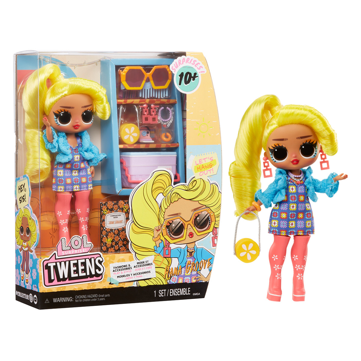 Лялька LOL Surprise Tweens Core Hana Groove Fashion Doll ЛОЛ Твінс Ханна Грув 591658, фото 1
