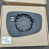 Hyundai Accent (CB) (Хюндай Акцент) 2010-2019 вкладиш дзеркала (скло, дзеркальний елемент) лівий, фото 3