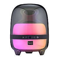 Портативная Bluetooth-колонка Hoco BS58 Crystal colorful luminous BT speaker Magic Black Night