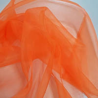 Ткань Органза Оранжевый