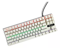 Игровая Механическая Клавиатура SKYLION K87 с Подсветкой Клавиш RGB |Белая|