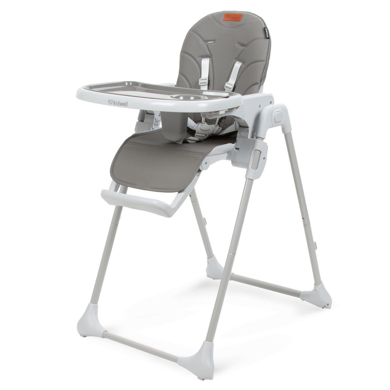 Стульчик для кормления 2 в 1 Kidwell BENO Grey Складной стульчик для кормления - фото 3 - id-p2084234144