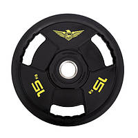 Диск олімпійський уретановий Fitnessport RCP21-15 кг