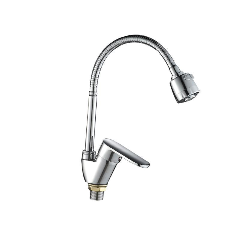 Змішувач для кухні Lidz Tani 008F4 з гнучким виливом (k40) LDTAN008F4CRM44972 Chrome, фото 1