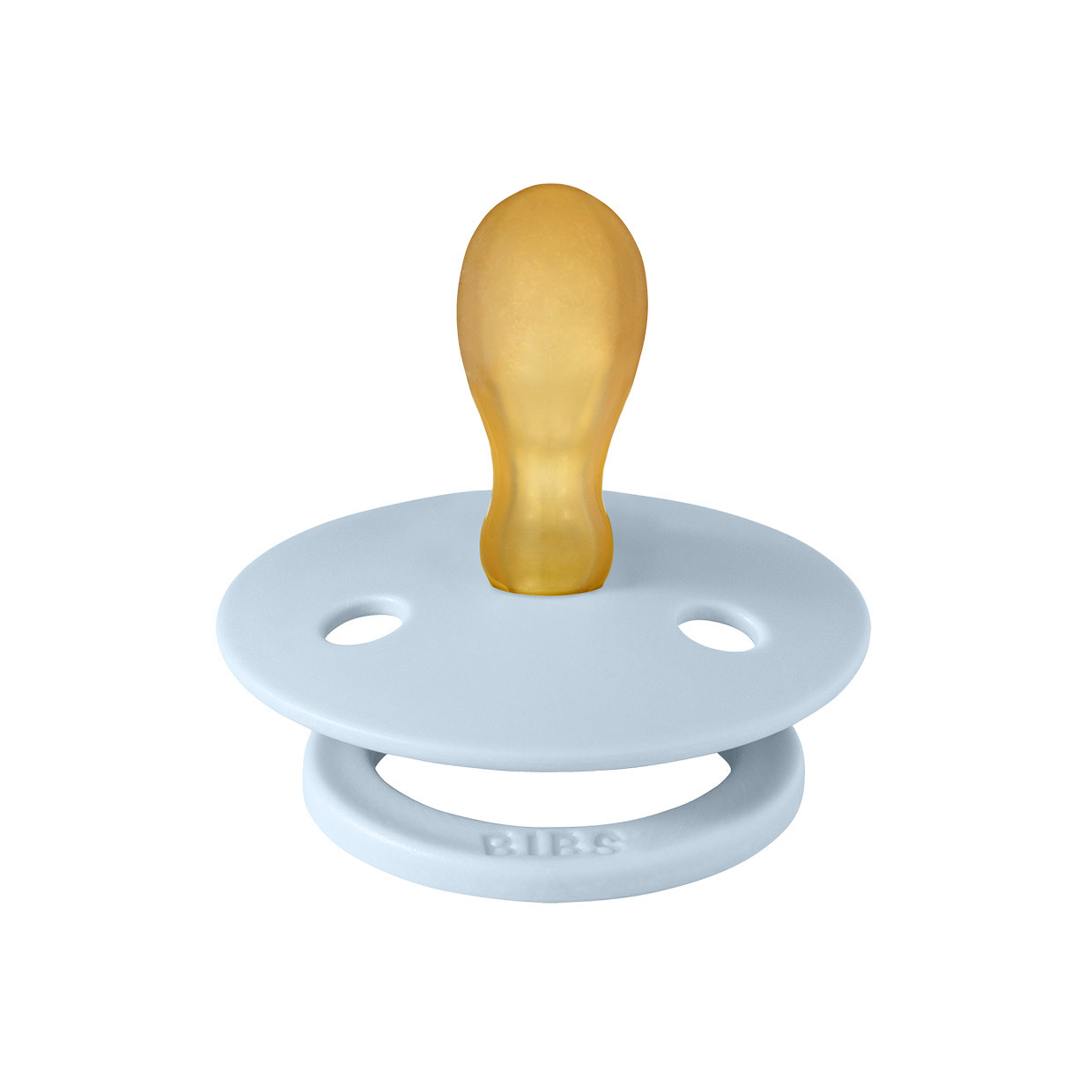 Пустушка BIBS Colour Latex Symmetrical (симетрична) – Baby Blue 0-6міс., фото 1