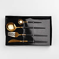 Набор столовых приборов Cutlery set на 1 персону, черный (220129)